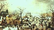 Hendrick Avercamp Winter Landscape oil painting artist